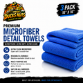 Ducks Nuts Premium Microfiber Detail Towels – 3 Pack