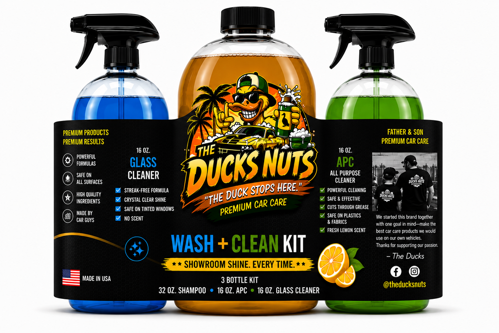 Ducks Nuts Wash + Clean Kit – Premium Car Care Bundle