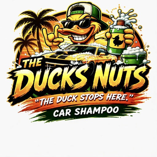 The Ducks Nuts 8" Garage Sticker